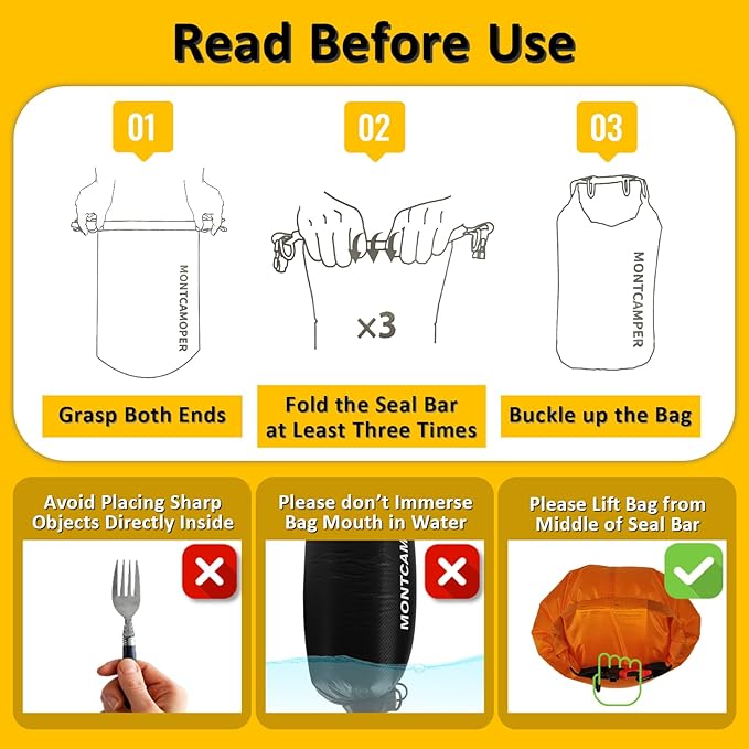 Waterproof Dry Bag-Upgraded Tear-resistant CORDURA Fabric-Durable&Lightweight Roll Top Dry Sack with Survival Whistle-Perfect for Hiking, Camping, Kayaking&Beach-Float on Water(35L/Grey)