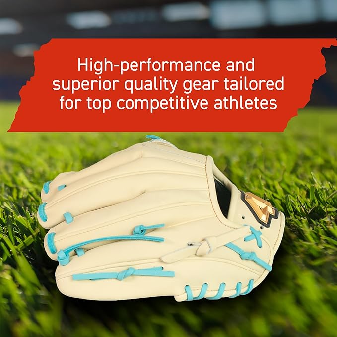 BB Stock Rise Baseball Glove for Youth & Little Leagues, Age 8-12, Infield & Outfield, 11.5", H-Web, Easy Break-in, Narrow Fit & Lightweight Design