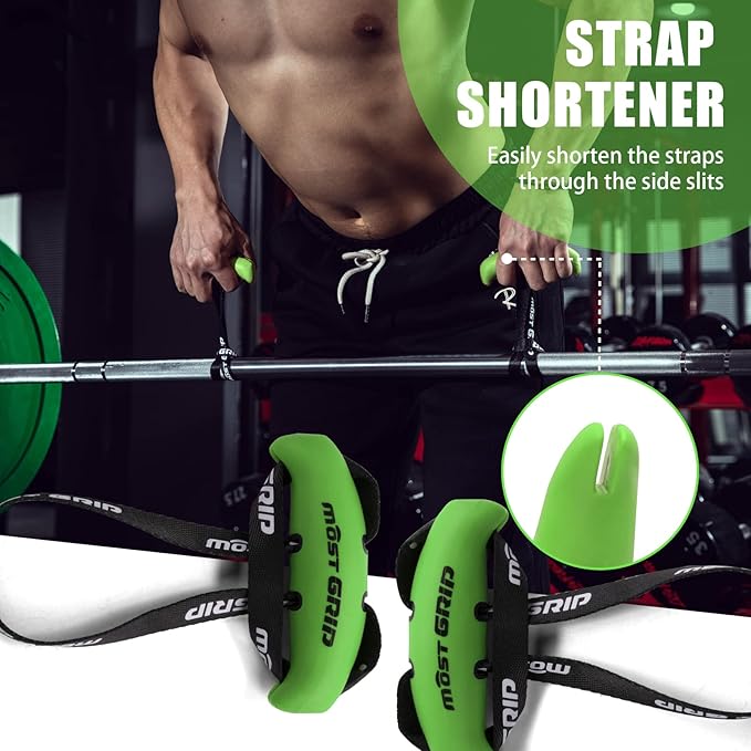 MOST Neutral Grip Pull Up Handles for Home Gym Workout, Ergonomic Pull Up Grips with Non-Slip for T-bar Row
