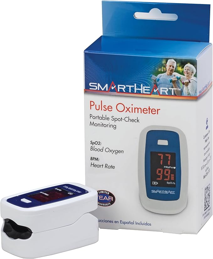 SmartHeart Fingertip Pulse Oximeter 1 Each 11-50K