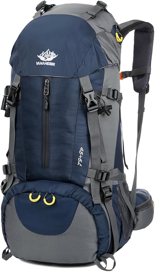 Esup 50L Hiking Backpack Men Camping Backpack with rain cover 45l+5l Lightweight Backpacking Backpack Travel Backpack