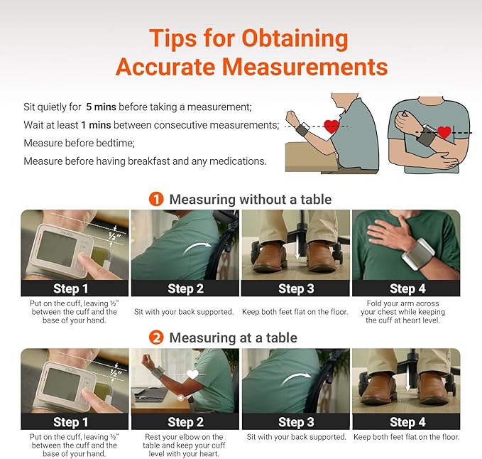 iHealth Push Wrist Blood Pressure Monitor, Digital Bluetooth Blood Pressure Machine with Large Display and Portable Carrying Case for at Home and Travel Use