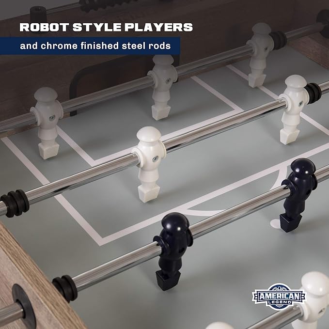 American Legend Foosball Tables - Modern Design - Official Size Playfield - Kirkwood and Manhattan Styles