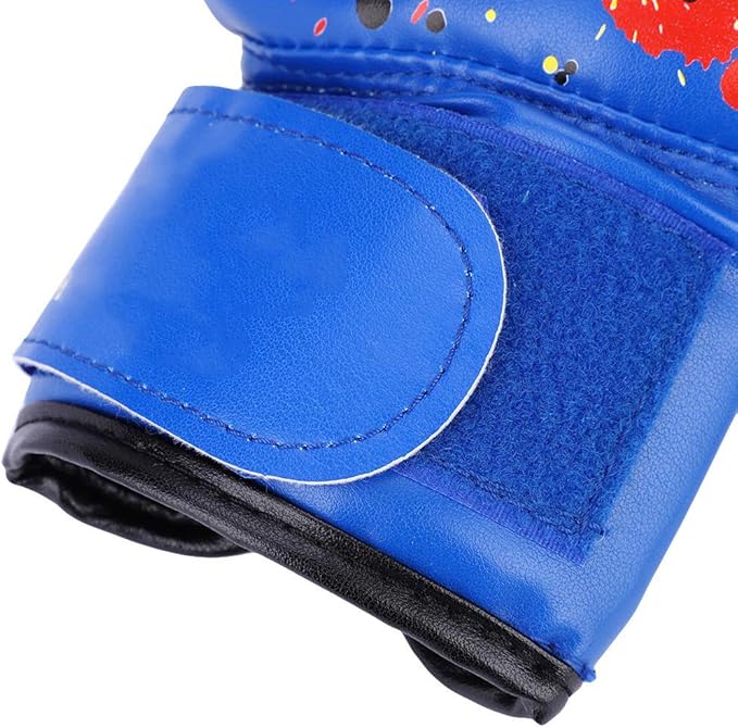Boxing Gloves for Kids 2-11, PU Kids Boxing Gloves for 3-8 Years, Toddler Boxing Glove with EVA Sponge Filling, Comfortable Boxing Glove for Toddlers Girls and Boys (Blue)