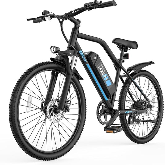 Folding Electric Bike for Adults - 750W Motor Ebikes, Adjustable Seat Electric Bike, 3 Riding Modes, Dual Suspension E-Bike for Commuting & Leisure Rides