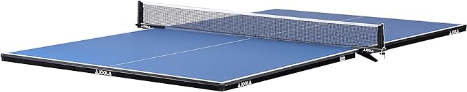 JOOLA Ping Pong Conversion Top with Net Set for Billiard and Pool Tables - Regulation Top Converts Billiards into Ping Pong Table - Includes Foam Padding for Protection - Steel Frame Option