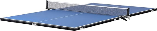 JOOLA Ping Pong Conversion Top with Net Set for Billiard and Pool Tables - Regulation Top Converts Billiards into Ping Pong Table - Includes Foam Padding for Protection - Steel Frame Option