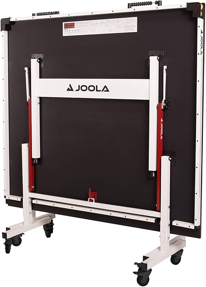 JOOLA Rally TL Professional MDF Indoor Ping Pong Table w/Quick Clamp Table Tennis Net & Post Set - 10 Minute Easy Assembly - Corner Ball Holders - Tournament Quality - Includes Playback Mode