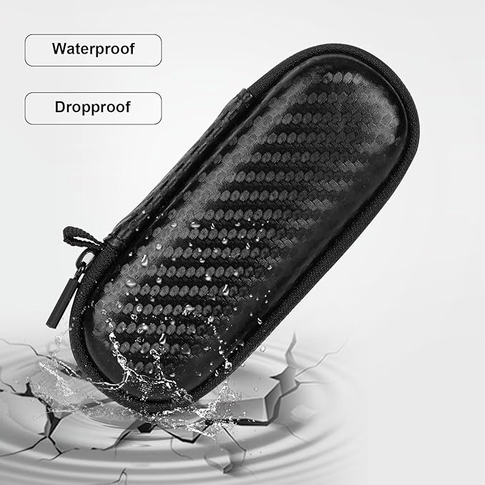 Case for Kardiamobile EKG Monitor, Compatible with Kardiamobile EKG Heart Monitor, Hard Travel Box for Alivecor Kardia Mobile 6L, Pill Box and Carabiner Clip Included
