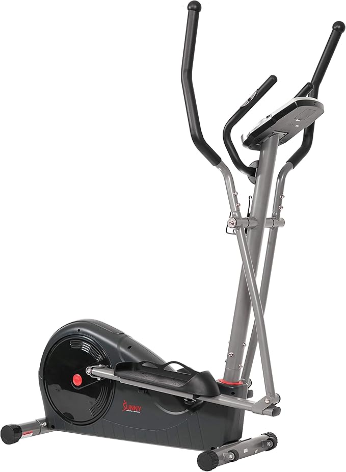 Sunny Health & Fitness Full Body Workout Elliptical Trainer with Digital Performance Monitor, Low Impact Exercise, and Optional Bluetooth with Exclusive SunnyFit App
