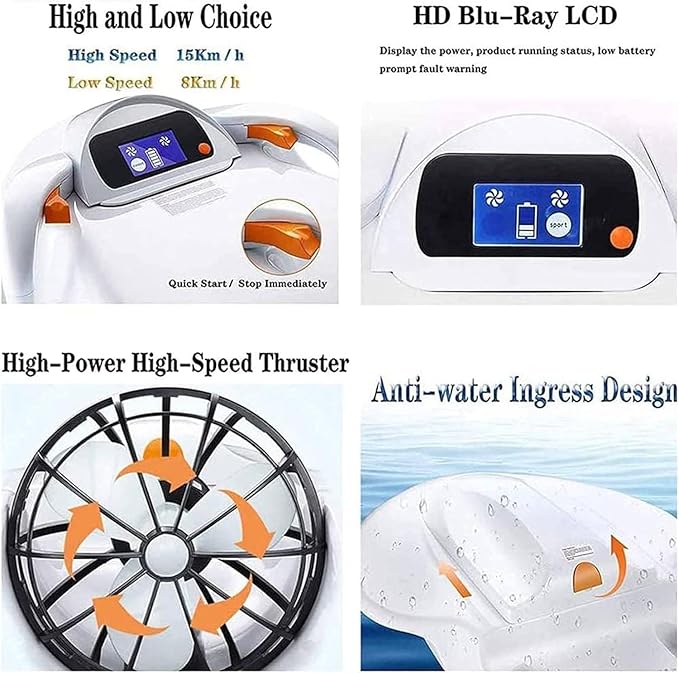 SurfboardWater Propeller, Adult Electric Surfboard, Underwater Scooter Sea Scooter, Smart Somatosensory Surfing Board Swimming Aids
