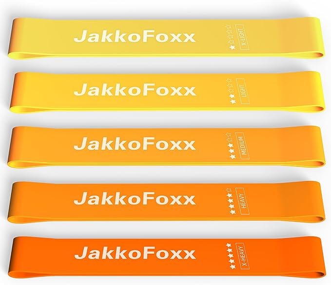 Resistance Loop Exercise Bands, Resistance Bands Exercise Bands for Home Fitness, Stretching, Strength Training, Physical Therapy,Elastic Workout Bands for Women Men Kids, Set of 5