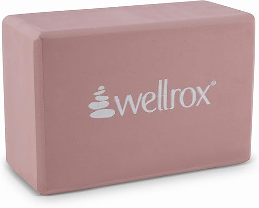 Supportive Yoga Block Non-Slip EVA for Yoga, Pilates, Stretching, and Meditation (4"x6"x9")