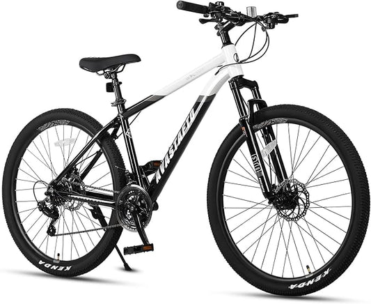 AVASTA Earth 26 27.5 inch Mountain Bike with 21-Speed,Aluminum Frame, Dual Disc Brake, Comfortable Saddle,Multiple Colors