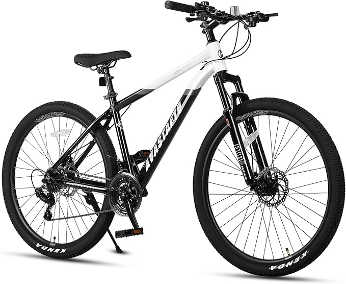 AVASTA Earth 26 27.5 inch Mountain Bike with 21-Speed,Aluminum Frame, Dual Disc Brake, Comfortable Saddle,Multiple Colors
