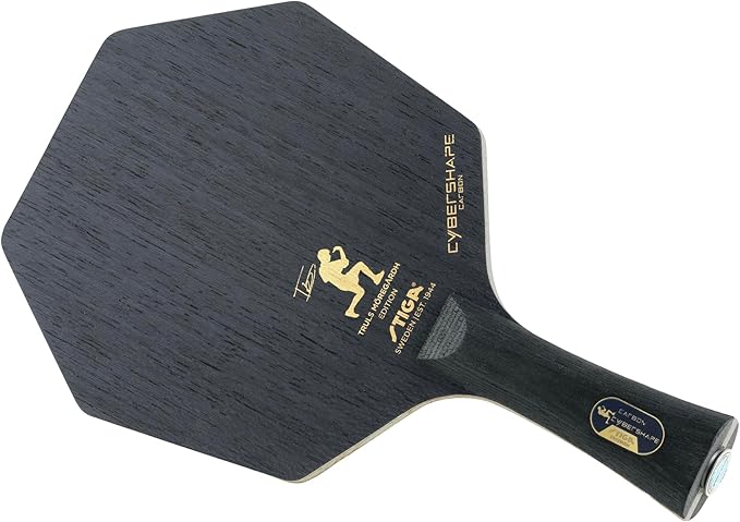STIGA Cybershape Carbon CWT Truls Edition Table Tennis Blade with Custom Weight Technology I Superior Control & Enhanced Grip for Offensive Play