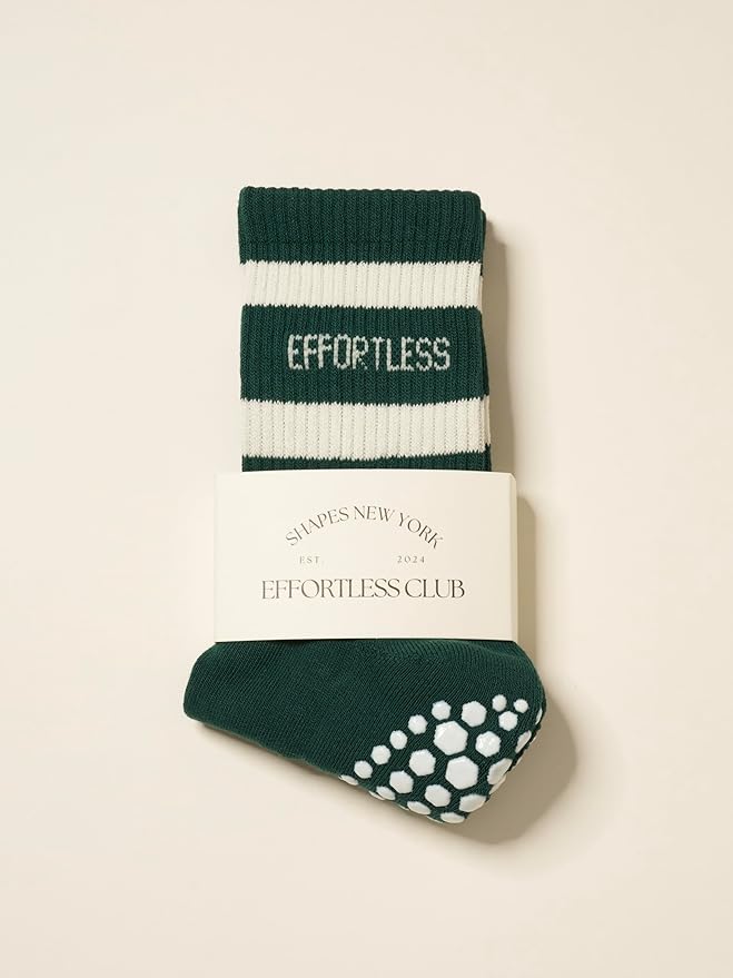 Crew Half Calf Grip Socks, Cutest Fruits Pilates Socks, Ruffle socks, Non-Slip, Barre Yoga Fitness
