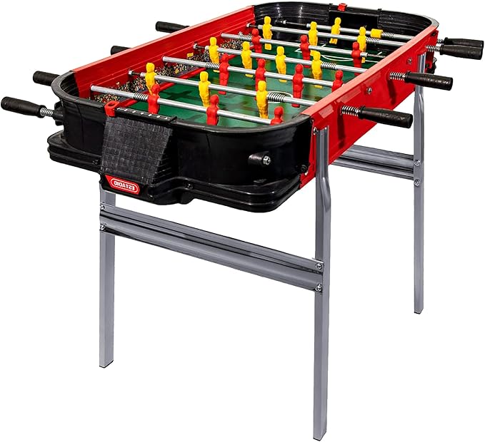 Outdoor Foosball Table Adult Size - Game Tables for Adults with Balls & Players - Soccer Table Game for Indoor Use - Weatherproof Perfect for Tournaments