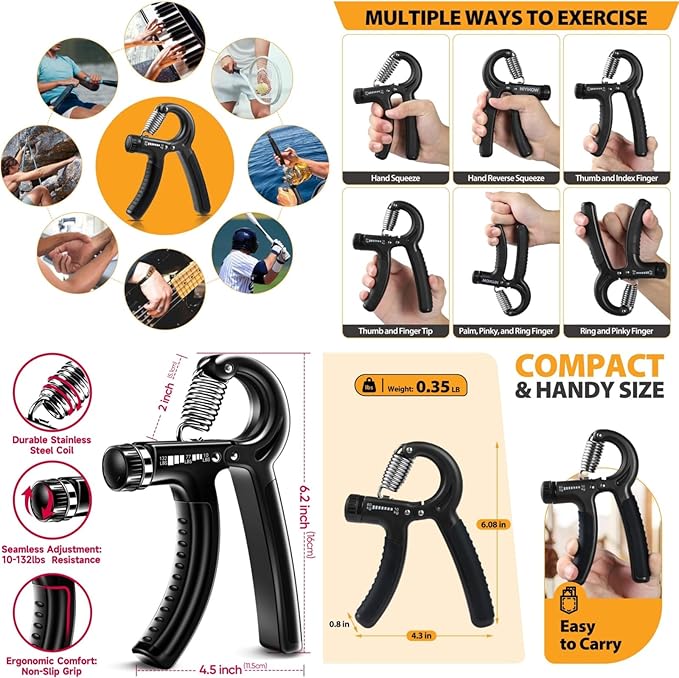 Ab Roller Wheel, Abdominal Wheel for Abdominal Exercise Machine, Arespark Home Gym Equipment for Core Workout, No Noise Ab Roller Exercise Equipment with Knee Mat and Foam Handle