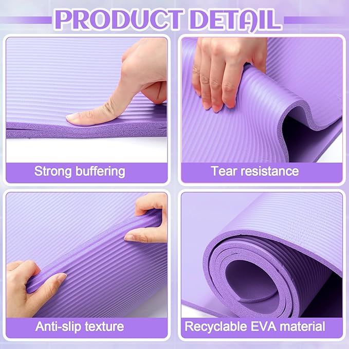 Set of 18 Pilates Ring Essential Kit for Women Pilates Ring and Ball Ankle Resistance Band Yoga Strap Socks Mat Arm Stretcher Latex Tube Gym Back Bag Exercise Equipment for Workout