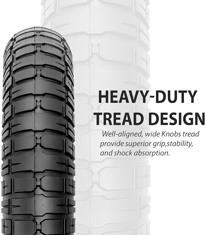 MOHEGIA E-bike Fat Tires Replacement Set: 2 Pack 20x4.0 inch Electric Bicycle Tires, Pair Inner Tubes with Tire Levers, High-Performance with Street or Urban Road Riding