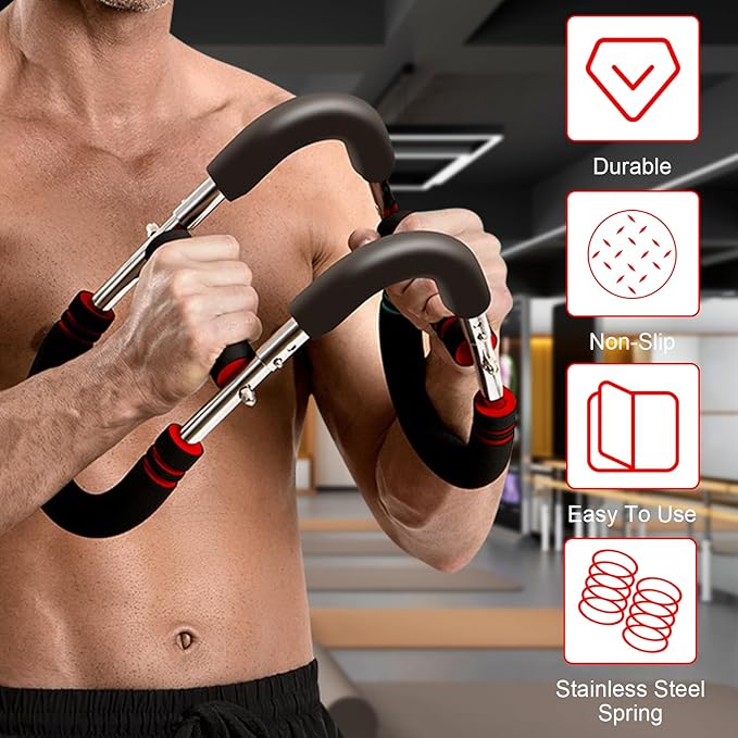 2025 Pro Twister Arm Trainer Adjustable Chest Workout Equipment Arm Trainer for Men and Women Shaker Twister Arm Trainer Chest Clip Muscle Arm Workout at Home Equipment