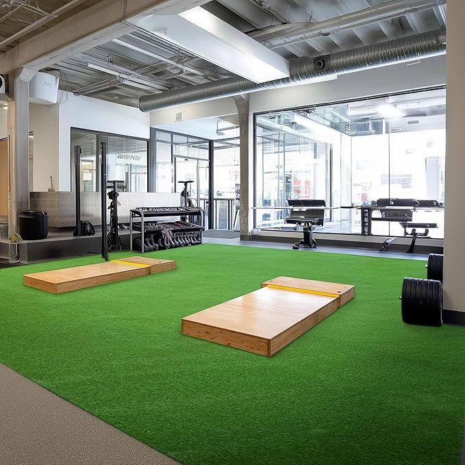 Yescom Sports Sled Strips Turf Gym Turf Flooring for Weight Sled Push Gym Equipment Outdoor Indoor Use 33'x3'(99 Sq.Ft) 0.8" H