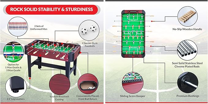 KICK Conquest 48" in Foosball Table