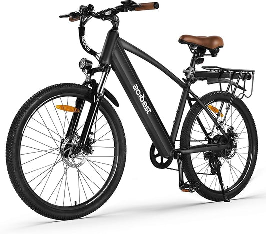 Core Electric Bike for Adults - Peak 1000W/1200W Brushless Motor Ebike, 468&500Wh Removable Built in Battery 26&27.5X2.1 Tire Step Over Bicycle with 7 Speed, Commute E Bikes