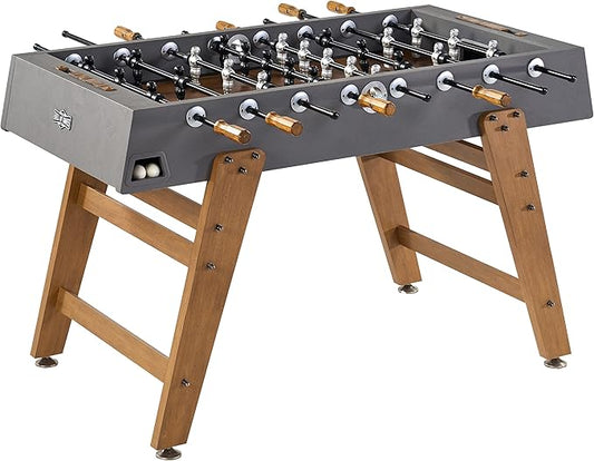 Hall of Games Foosball Tables Multiple Styles, Soccer with Durable & Stylish Designs with Tabletop Sports Soccer Balls, Perfect for Family Game Rooms