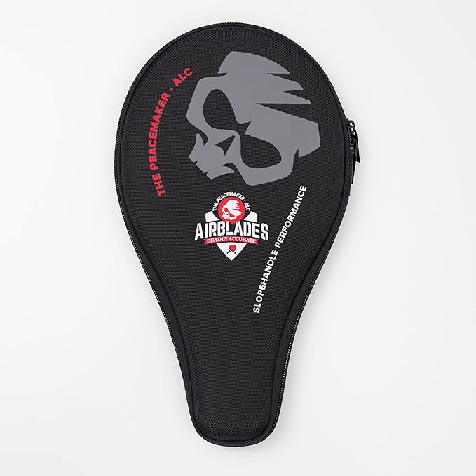 The Peace Maker ALC - Professional Ping Pong Paddle - Carbon Fiber Table Tennis Racket Producing Maximum Spin & Control for All Levels - Hard Carry Case & Ergonomic Handle.