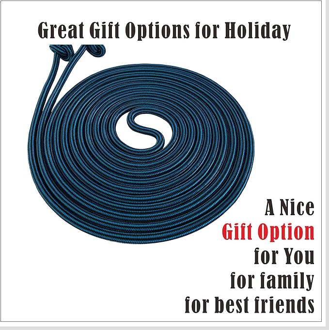 16ft Adjustable Long Jump Rope, Durable Skipping Rope for Kids & Adults, Outdoor Team Games, School Sports, Playground, Family Party Activities, Practice Double Dutch Skills