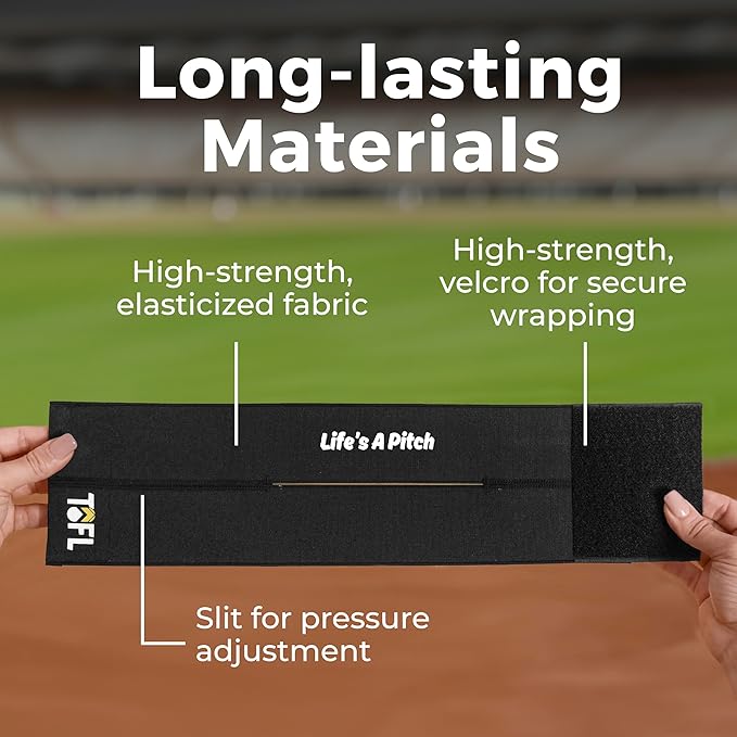 TOFL Baseball Glove Wrap | Premium Elastic Band for Perfect Glove Shape, Break-in & Maintenance | Shape Locker for Menâs & Womenâs Softball, Adult & Youth Baseball Mitts, Fits Big & Small Sizes