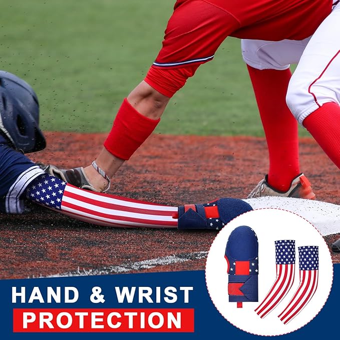 Sliding Mitt Gloves with Arm Sleeves Adjustable Baseball Sliding Mitt Youth Adult Protective Shield for Softball