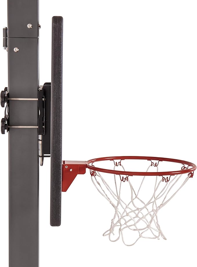Silverback Junior Youth 33" Basketball Hoop with Lock ‘n Rock Mounting Technology Mounts to Round and Vertical Poles, Black (B8410W)