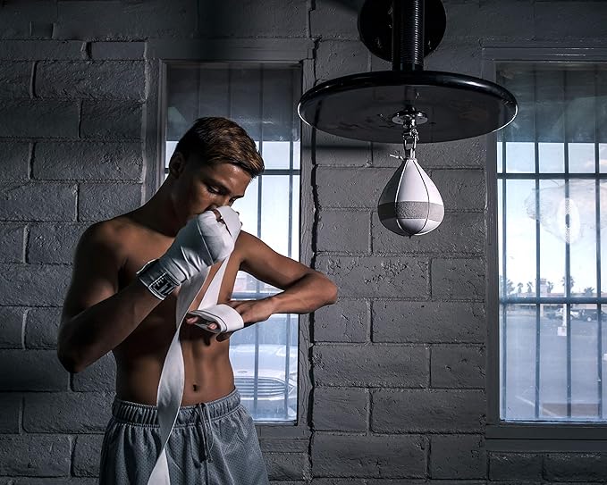 Title Boxing Elastic Mexican Hand Wrap, White, 180"