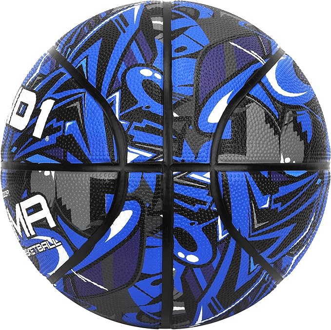 AND1 Enigma Basketball - Streetball for Indoor and Outdoor Use, Deep Channel Construction and Durability