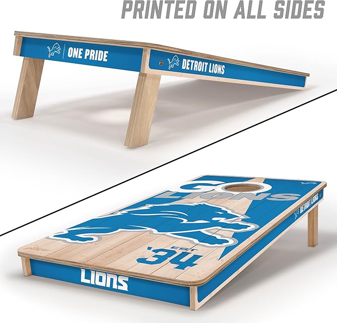 YouTheFan NFL 2’ x 4’ Professional Wood Cornhole Game