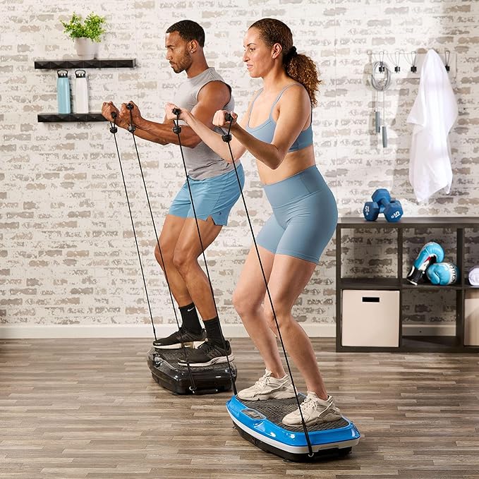 Lifepro Vibration Plate Exercise Machine with Magnetic Acupoints - Full Body Vibration Platform for Beginners and Recovery - Ideal Lymphatic Drainage Massager for Muscle Toning and Overall Fitness