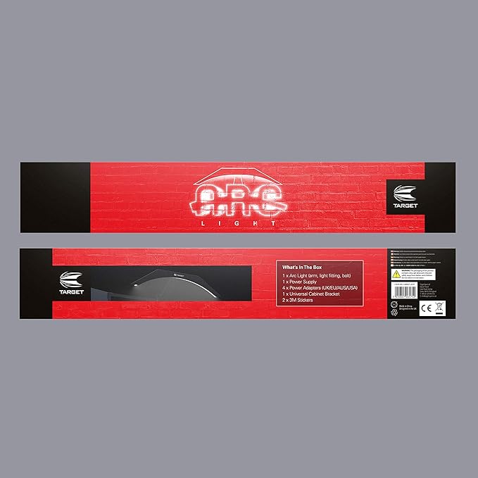 Target Darts Arc Dartboard Cabinet Light Attachment System