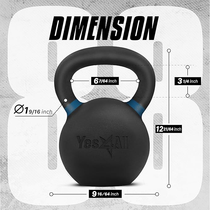 Yes4All Cast Iron Kettlebell