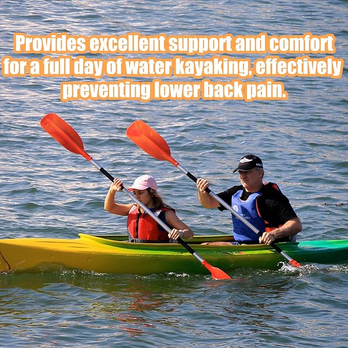 Thickened Kayak Seat,kayak seats with back supportโ Cushioned Canoe Backrest with Sit-On-Top Design, Padded Back Support for SUP Paddle Boards, Rafting, Fishing