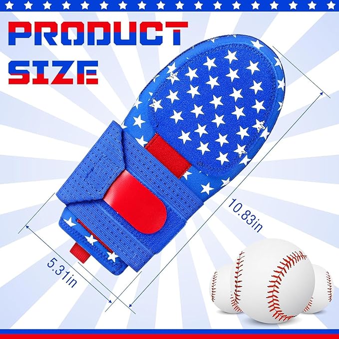 Baseball Sliding Mitt Universal Right or Left Hand, Baseball Sliding Glove with Adjustable Wrist Compression Strap