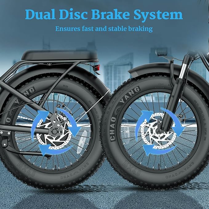 Folding Electric Bike for Adults - 750W Motor Ebikes, Adjustable Seat Electric Bike, 3 Riding Modes, Dual Suspension E-Bike for Commuting & Leisure Rides