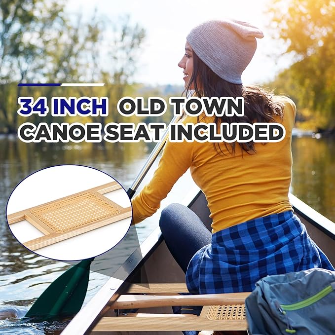 34 Inch Canoe Seat Cane Seat Outdoor Caned Canoe Seat for Canoe Kayak Boat