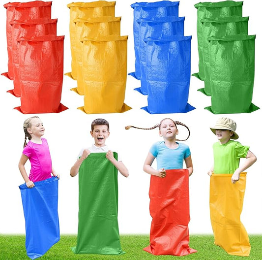 Potato Sack Race Bags, Large Size Race Bags for Family Game, Outdoor Games Sack Race Bags for Adults and Kids,Bean Bag Game Set Outside Yard Games