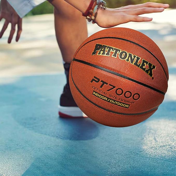 Basketball 29.5" - Official Size 7-Composite Leather - Indoor/Outdoor Basketball Ball for Adult Men