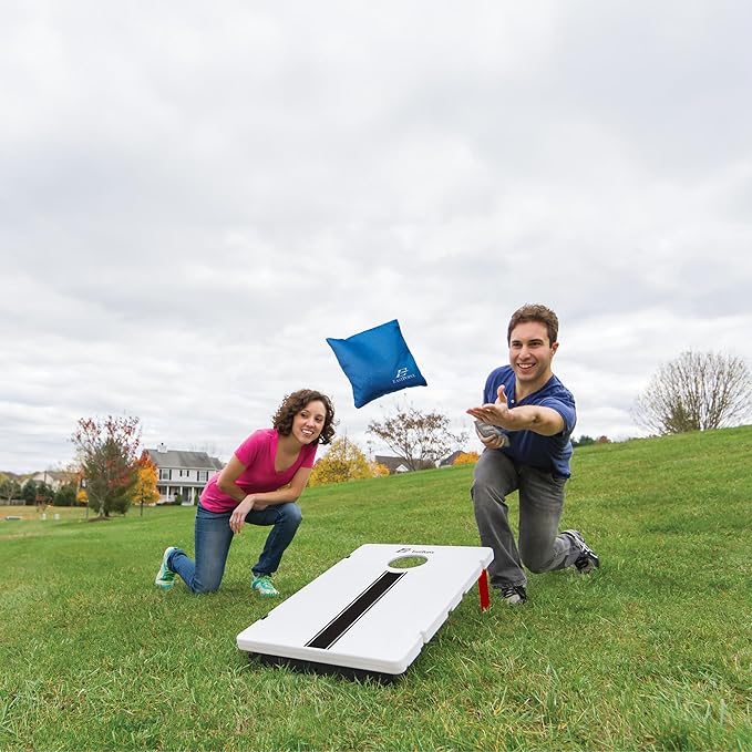 EastPoint Sports All-Weather Cornhole Set - Lightweight and Portable Size 33 in. x 21 in. - Includes 8 Bean Bags