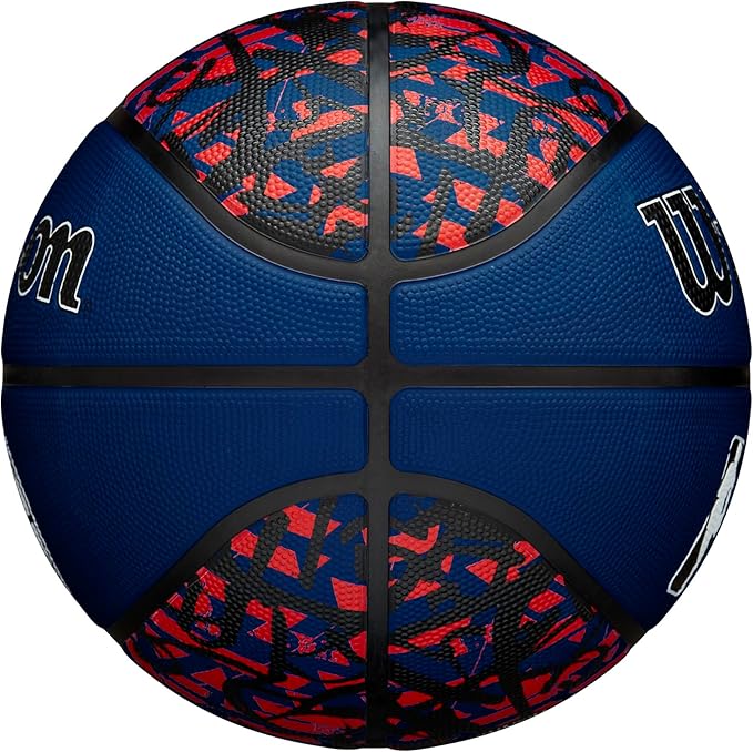 WILSON NBA Team Graffiti Basketballs - Size 7-29.5"