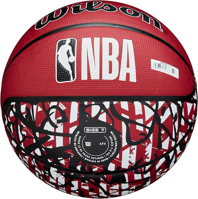 WILSON NBA Team Graffiti Basketballs - Size 7-29.5"